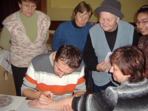 Klub dobré pohody - malujeme Slovácké ornamenty - 17.1.2008